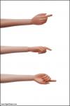 JAMIEshow - JAMIEshow - Right Pointing Hand - Sasha Skintone - Hands